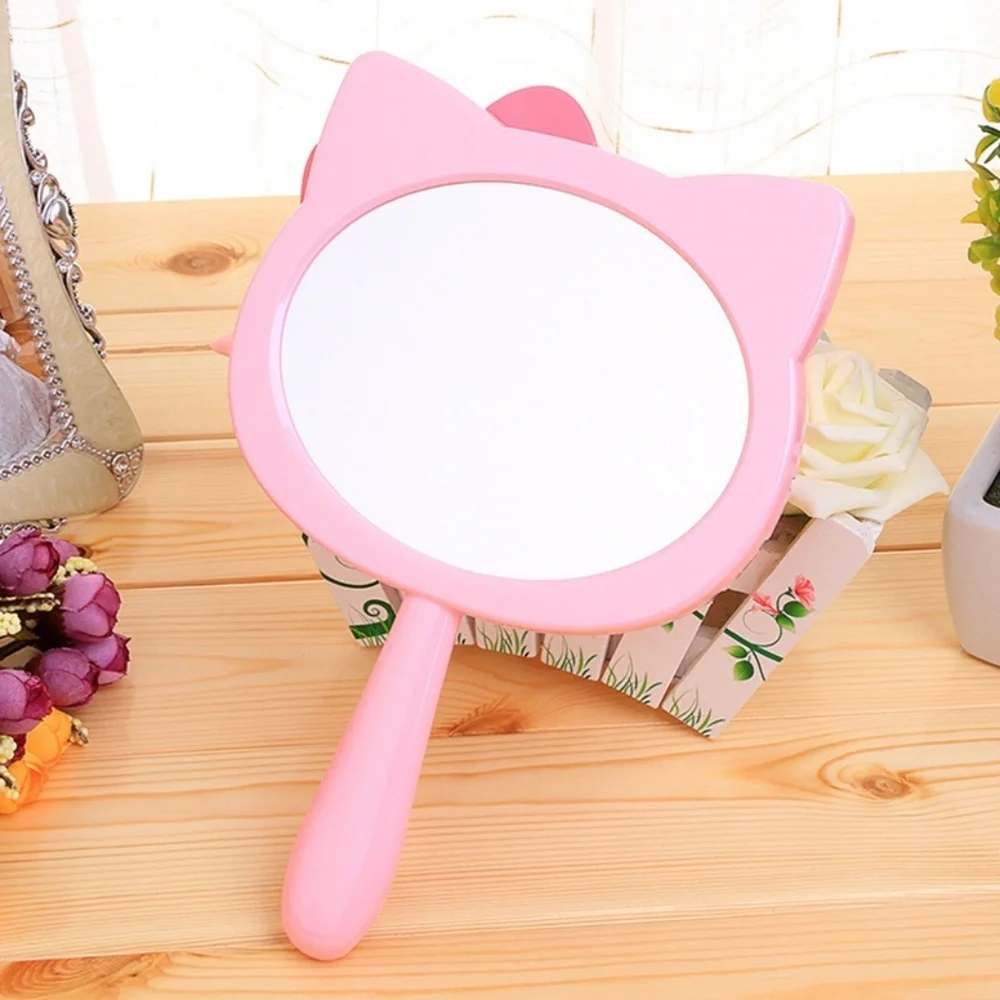 Hello Kitty Hand Mirror Pink or White with Red Bow - Picture 6 of 7